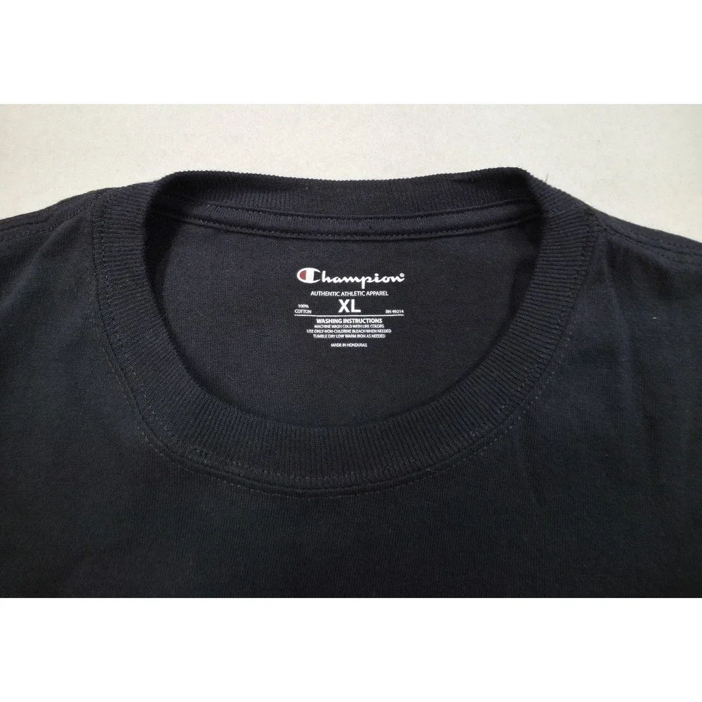 New Oberlin College Shirt‎ TShirt Mens XL Champion Black - Picture 5 of 7